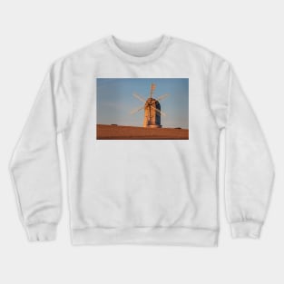 Traditional Windmill in Evening Light Crewneck Sweatshirt